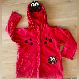 Western chief red ladybug, raincoat